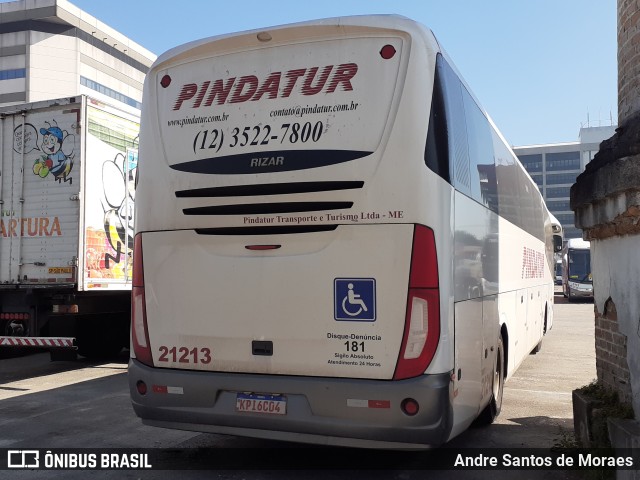 Pindatur Transporte e Turismo 21213 na cidade de São Paulo, São Paulo, Brasil, por Andre Santos de Moraes. ID da foto: 10506448.