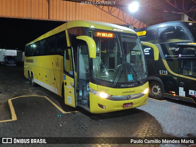 Viação Itapemirim 60087 na cidade de Goiatuba, Goiás, Brasil, por Paulo Camillo Mendes Maria. Número da foto: #10507252.