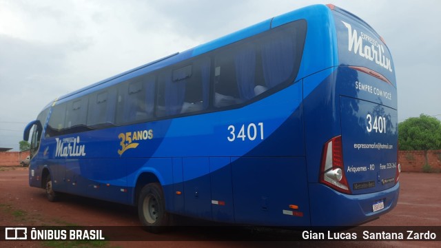 Expresso Marlin 3401 na cidade de Pimenta Bueno, Rondônia, Brasil, por Gian Lucas  Santana Zardo. Número da foto: #10504996.
