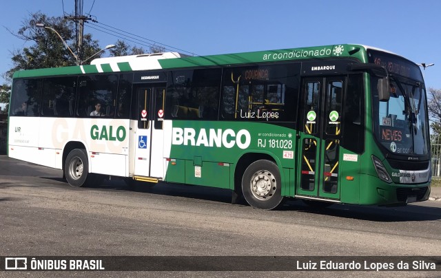 Viação Galo Branco RJ 181.028 na cidade de Niterói, Rio de Janeiro, Brasil, por Luiz Eduardo Lopes da Silva. Número da foto: #10504186.