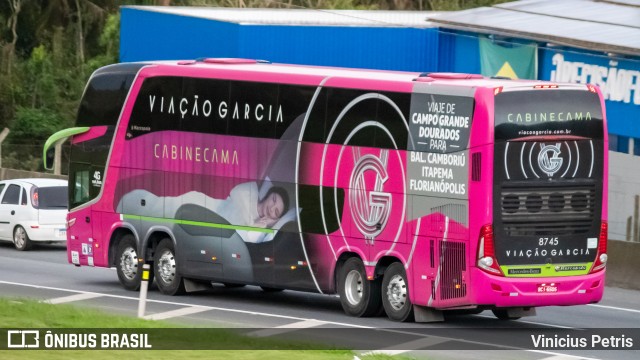 Viação Garcia 8745 na cidade de Joinville, Santa Catarina, Brasil, por Vinicius Petris. Número da foto: #10507131.