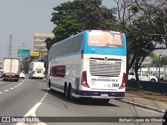 Viação Piracicabana 2660 na cidade de São Paulo, São Paulo, Brasil, por Rafael Lopes de Oliveira. Número da foto: #10504264.