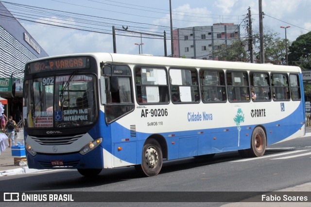 Viação Forte AF-90206 na cidade de Belém, Pará, Brasil, por Fabio Soares. Número da foto: #10504122.
