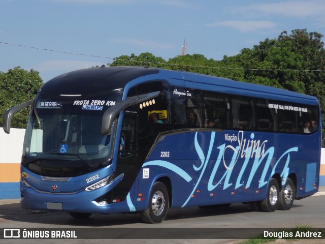Viação Juína 2202 na cidade de Cuiabá, Mato Grosso, Brasil, por Douglas Andrez. Número da foto: #10504493.