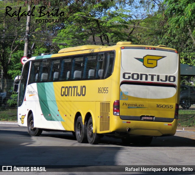 Empresa Gontijo de Transportes 16055 na cidade de São Paulo, São Paulo, Brasil, por Rafael Henrique de Pinho Brito. ID da foto: 10507049.