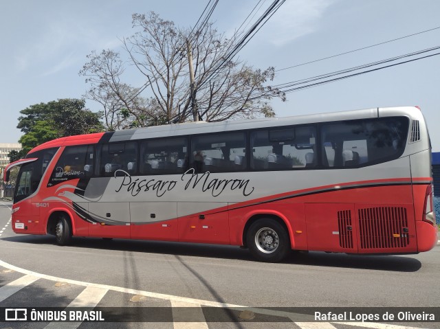 Empresa de Ônibus Pássaro Marron 5401 na cidade de São Paulo, São Paulo, Brasil, por Rafael Lopes de Oliveira. ID da foto: 10504338.