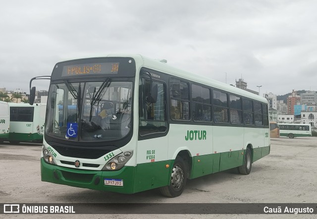Jotur - Auto Ônibus e Turismo Josefense 1331 na cidade de Florianópolis, Santa Catarina, Brasil, por Cauã Augusto. Número da foto: #10504311.