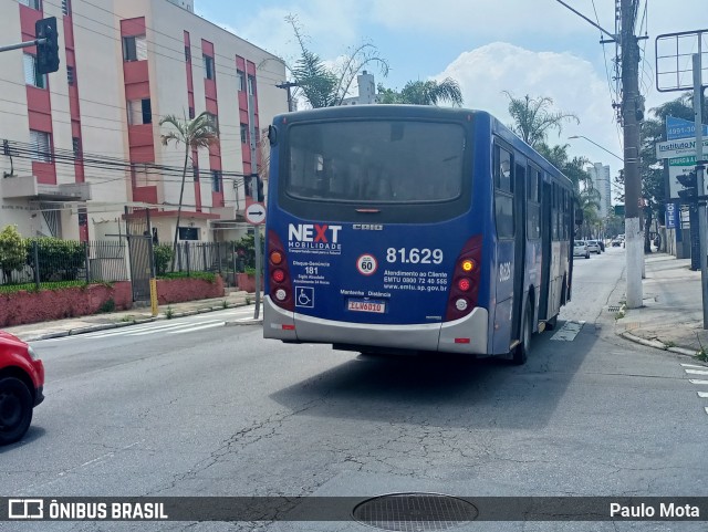 Next Mobilidade - ABC Sistema de Transporte 81.629 na cidade de Santo André, São Paulo, Brasil, por Paulo Mota. ID da foto: 10506925.