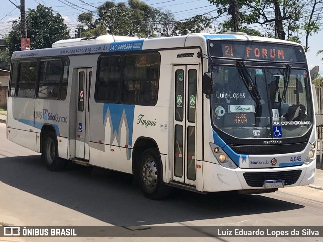 Expresso Tanguá 4.045 na cidade de São Gonçalo, Rio de Janeiro, Brasil, por Luiz Eduardo Lopes da Silva. Número da foto: #10506421.