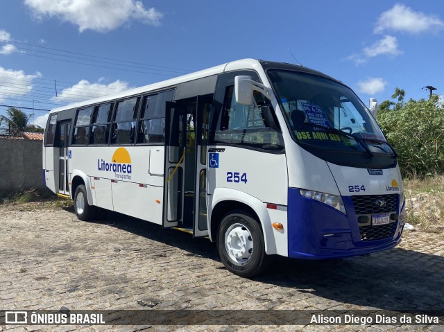 Litorânea Transportes 254 na cidade de São José de Mipibu, Rio Grande do Norte, Brasil, por Alison Diego Dias da Silva. ID da foto: 10505902.