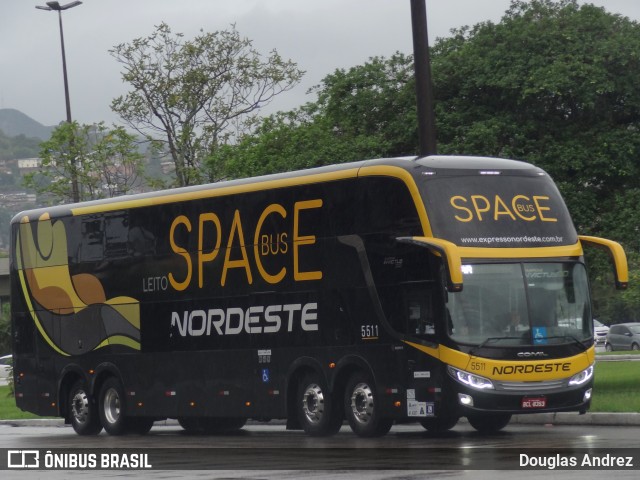 Expresso Nordeste 5511 na cidade de Florianópolis, Santa Catarina, Brasil, por Douglas Andrez. Número da foto: #10504749.
