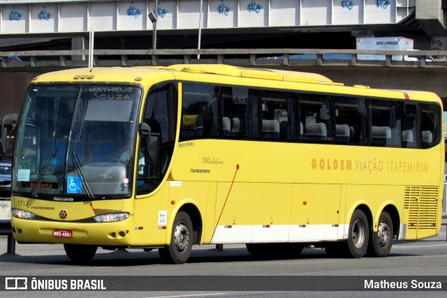 Viação Itapemirim 5713 na cidade de Rio de Janeiro, Rio de Janeiro, Brasil, por Matheus Souza. Número da foto: #10503816.