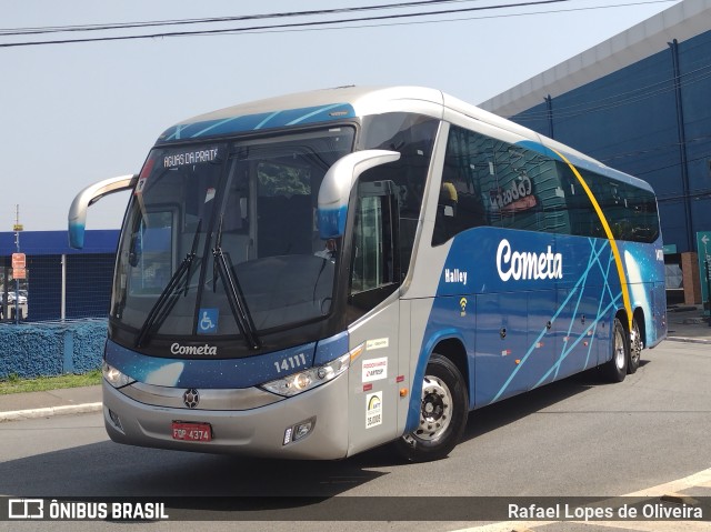 Viação Cometa 14111 na cidade de São Paulo, São Paulo, Brasil, por Rafael Lopes de Oliveira. ID da foto: 10507337.