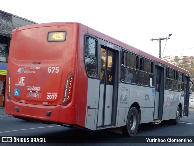 TUSMIL - Transporte Urbano São Miguel 675 na cidade de Juiz de Fora, Minas Gerais, Brasil, por Yurinhoo Clementino. ID da foto: 10506484.