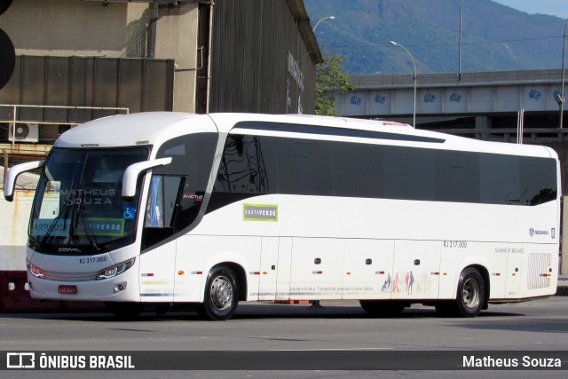 Costa Verde Transportes RJ 217.000 na cidade de Rio de Janeiro, Rio de Janeiro, Brasil, por Matheus Souza. ID da foto: 10503828.