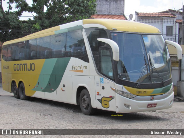 Empresa Gontijo de Transportes 18520 na cidade de Fortaleza, Ceará, Brasil, por Alisson Wesley. ID da foto: 10505497.