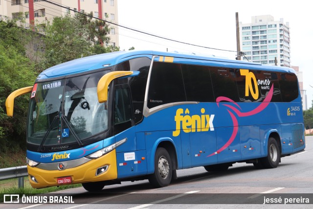 Rápido Expresso Fênix Viação 34525 na cidade de Jundiaí, São Paulo, Brasil, por jessé pereira. Número da foto: #10506722.