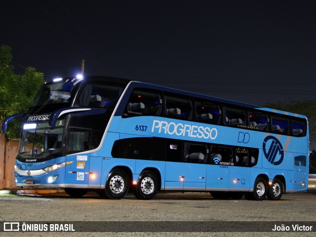 Auto Viação Progresso 6137 na cidade de Teresina, Piauí, Brasil, por João Victor. ID da foto: 10507763.