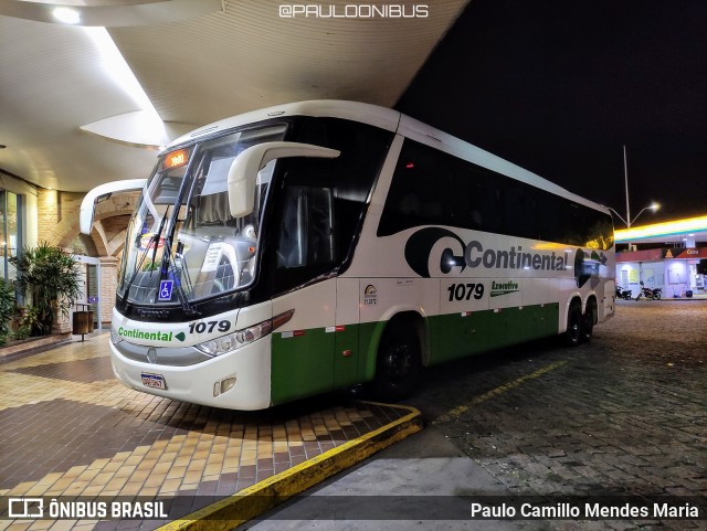 Viação Continental de Transportes 1079 na cidade de Limeira, São Paulo, Brasil, por Paulo Camillo Mendes Maria. Número da foto: #10503838.