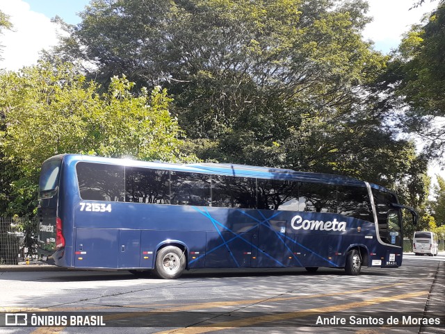 Viação Cometa 721534 na cidade de São Paulo, São Paulo, Brasil, por Andre Santos de Moraes. Número da foto: #10506119.