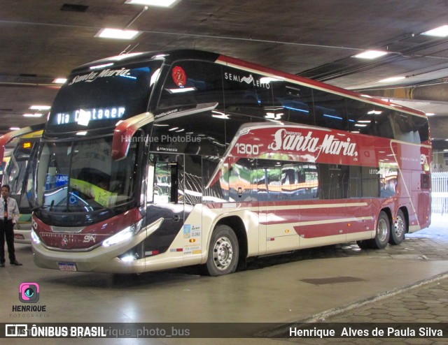 Santa Maria Fretamento e Turismo > Transportes Santa Maria(SP) 1300 na cidade de Belo Horizonte, Minas Gerais, Brasil, por Henrique Alves de Paula Silva. Número da foto: #10504572.
