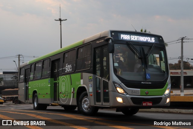 Viação Garcia 8465 na cidade de Londrina, Paraná, Brasil, por Rodrigo Matheus. ID da foto: 10510541.