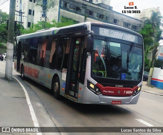 Viação Gatusa Transportes Urbanos 7 6084 na cidade de São Paulo, São Paulo, Brasil, por Lucas Santos da Silva. Número da foto: #10507931.