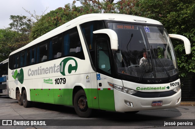 Viação Continental de Transportes 1079 na cidade de São Paulo, São Paulo, Brasil, por jessé pereira. ID da foto: 10508331.