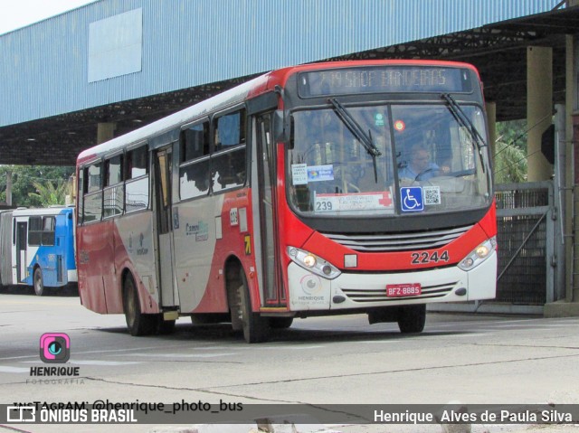 Expresso CampiBus 2244 na cidade de Campinas, São Paulo, Brasil, por Henrique Alves de Paula Silva. Número da foto: #10508278.