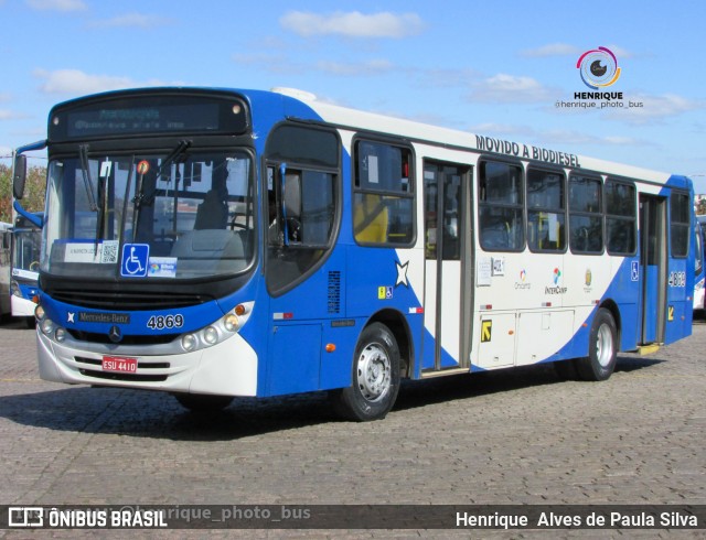 Onicamp Transporte Coletivo 4869 na cidade de Campinas, São Paulo, Brasil, por Henrique Alves de Paula Silva. Número da foto: #10508072.