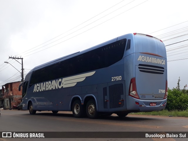 Viação Águia Branca 27510 na cidade de Ituberá, Bahia, Brasil, por Busólogo Baixo Sul. ID da foto: 10508152.