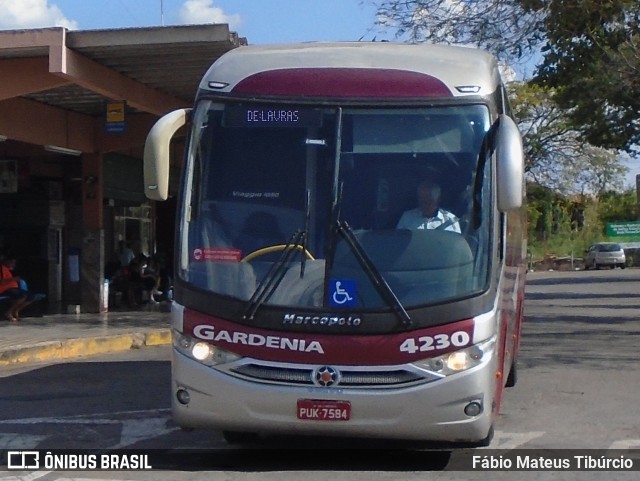 Expresso Gardenia 4230 na cidade de Três Corações, Minas Gerais, Brasil, por Fábio Mateus Tibúrcio. Número da foto: #10509316.