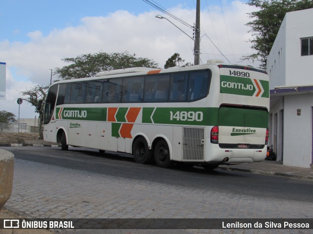 Empresa Gontijo de Transportes 14890 na cidade de Caruaru, Pernambuco, Brasil, por Lenilson da Silva Pessoa. Número da foto: #10508785.