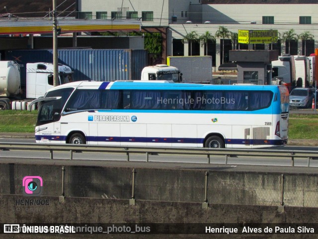 Viação Piracicabana 2569 na cidade de Campinas, São Paulo, Brasil, por Henrique Alves de Paula Silva. Número da foto: #10508068.