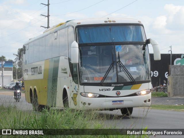 Empresa Gontijo de Transportes 14510 na cidade de Lagarto, Sergipe, Brasil, por Rafael Rodrigues Forencio. Número da foto: #10508170.