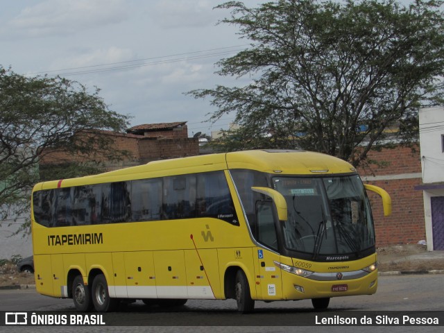 Viação Itapemirim 60059 na cidade de Caruaru, Pernambuco, Brasil, por Lenilson da Silva Pessoa. ID da foto: 10508837.