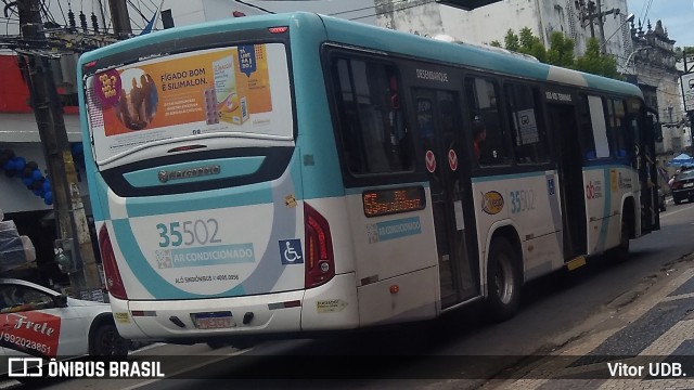 Rota Sol > Vega Transporte Urbano 35502 na cidade de Fortaleza, Ceará, Brasil, por Vitor UDB.. ID da foto: 10507817.