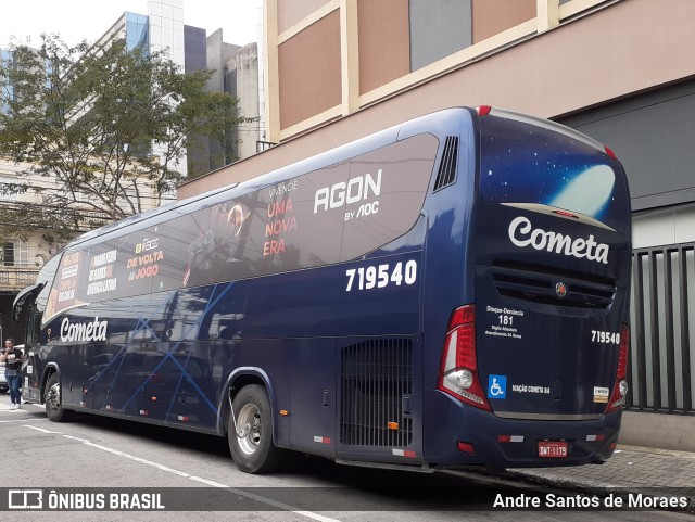 Viação Cometa 719540 na cidade de São Paulo, São Paulo, Brasil, por Andre Santos de Moraes. Número da foto: #10509713.