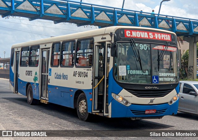 Viação Forte AF-90104 na cidade de Ananindeua, Pará, Brasil, por Silas Bahia Monteiro. Número da foto: #10508702.