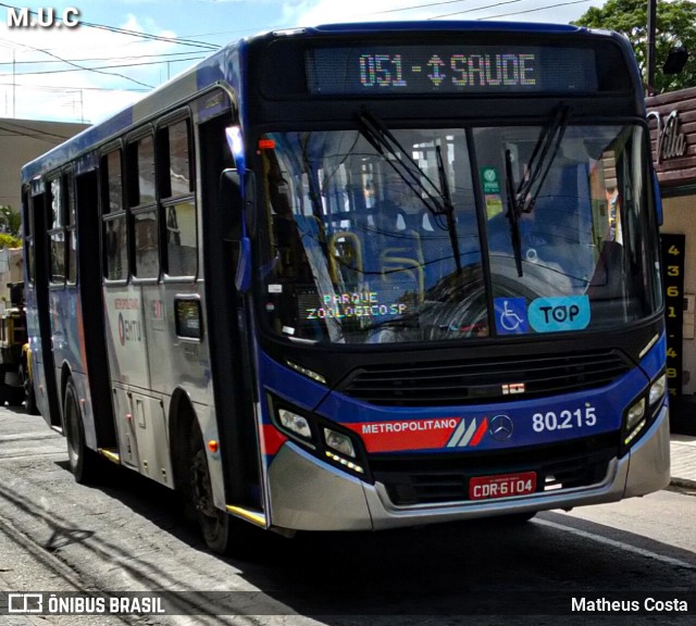 Next Mobilidade - ABC Sistema de Transporte 80.215 na cidade de São Bernardo do Campo, São Paulo, Brasil, por Matheus Costa. ID da foto: 10508740.