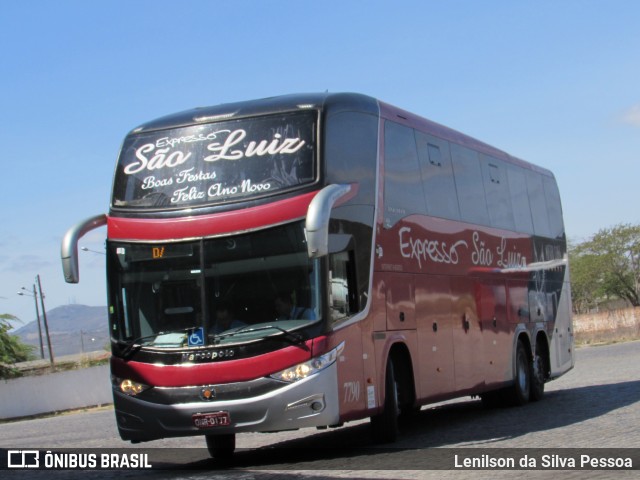 Expresso São Luiz 7790 na cidade de Caruaru, Pernambuco, Brasil, por Lenilson da Silva Pessoa. ID da foto: 10508763.