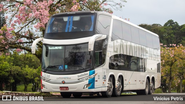 Auto Viação Catarinense 3538 na cidade de Joinville, Santa Catarina, Brasil, por Vinicius Petris. Número da foto: #10509485.