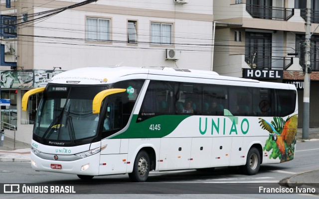 Empresa União de Transportes 4145 na cidade de Balneário Camboriú, Santa Catarina, Brasil, por Francisco Ivano. Número da foto: #10510293.