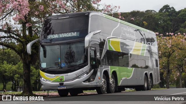 Brasil Sul Linhas Rodoviárias 3508 na cidade de Joinville, Santa Catarina, Brasil, por Vinicius Petris. ID da foto: 10509495.