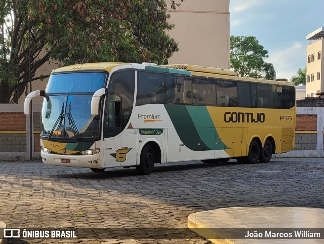 Empresa Gontijo de Transportes 14575 na cidade de Divinópolis, Minas Gerais, Brasil, por João Marcos William. ID da foto: 10508089.