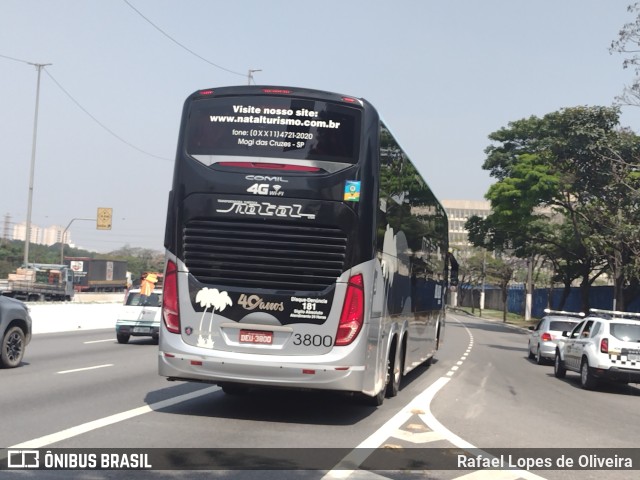 Transportadora Turística Natal 3800 na cidade de São Paulo, São Paulo, Brasil, por Rafael Lopes de Oliveira. Número da foto: #10513638.