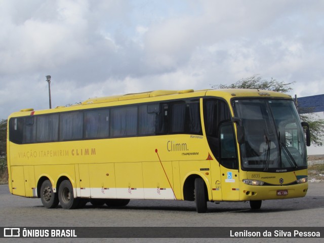 Viação Itapemirim 8835 na cidade de Caruaru, Pernambuco, Brasil, por Lenilson da Silva Pessoa. ID da foto: 10511492.