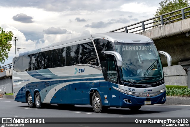 ETN - Enlaces Terrestres Nacionales 5349 na cidade de Gustavo A. Madero, Ciudad de México, México, por Omar Ramírez Thor2102. Número da foto: #10511769.