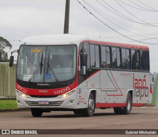 Viação Santana Iapó 3802 na cidade de Ponta Grossa, Paraná, Brasil, por Gabriel Michalski. Número da foto: #10512699.