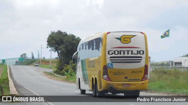 Empresa Gontijo de Transportes 21275 na cidade de Escada, Pernambuco, Brasil, por Pedro Francisco Junior. ID da foto: 10513024.